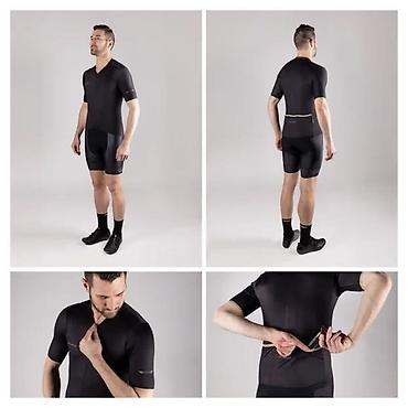 Oprema za bicikliste: DRES FORCE KRATKI RUKAV, CRNA-ZLATNA | Dres je dizajniran za vozače — 3