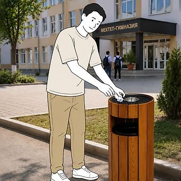 mat: С пепельницей, Материал: Дерево, 35 л — 1
