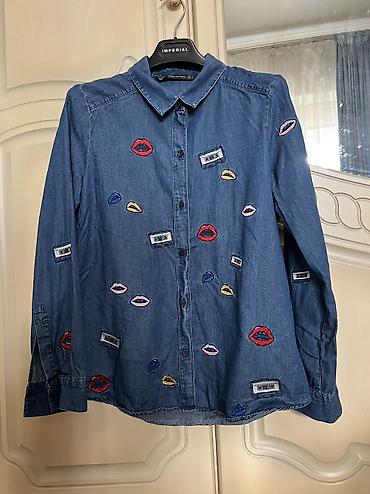 Демисезонные куртки: Куртка-рубашка Pull&Bear Размер: S (EUR S / USA S / MEX 26 Цена at lalafo.kg — 5 Демисезонные куртки: Куртка-рубашка Pull&Bear Размер: S (EUR S / USA S / MEX 26 Цена — 5