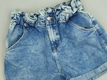 dżinsy z łańcuchem: Denim, Shorts for women, size L (EU 40)