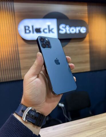 Apple iPhone: IPhone 12 Pro, 128 GB, Mavi, Barmaq izi, Face ID