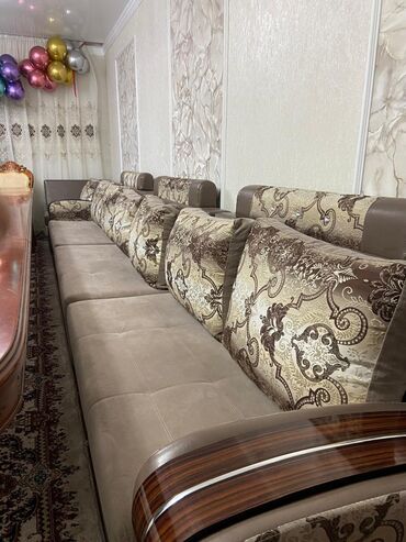 диван для салона красоты: Гарнитур для зала, Диван, цвет - Серый, Новый