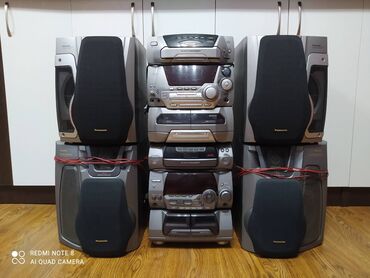 правое ухо айрподс: Продаю верхний Panasonic Twin Woofer музыкальный центр есть AUX есть и