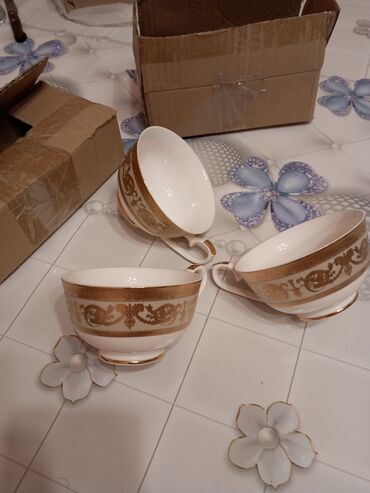 Fincanlar: Fincanlar, rəng - Qızılı — 7