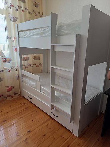 oyuncu koltu: Oğlan və qız üçün, Yeni, Çarpayı, Matras ilə, Siyirməli, Laminat — 1