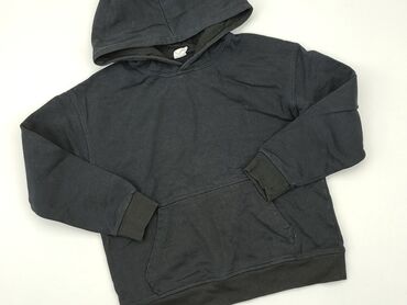 czarny ażurowy sweterek: Світшот, Cool Club, 11 р., 140-146 см, стан - Хороший