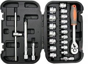 Setovi ručnog alata: STHOR set nasadnih gedora 1/2" u koferu - Komplet sadrži čegrtaljku — 3