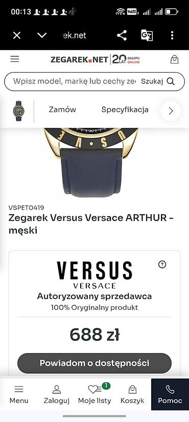 versace saat: Versus Versace ARTHUR kişi qol saatı (model: VSPETO419) - Korpus — 3