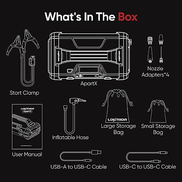 Avtoelektronika: Lokithor ApartX LOKITHOR ApartX – Avtomobil üçün Güclü Jump Starter — 7