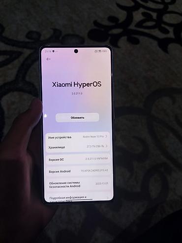 Уюлдук телефондор жана аксессуарлар: Redmi, Redmi Note 13 Pro, Колдонулган, 256 ГБ, түсү - Көгүлтүр, 2 SIM — 5