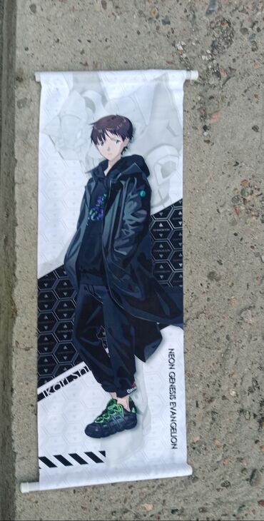 настенные цветы: Плакат настенный из аниме-Евангилеон