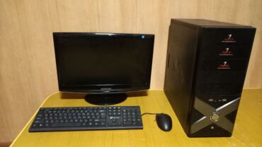 ремонт компьютеров и ноутбуков: Компьютер, ядролор - 2, ОЭТ 2 ГБ, Жумуш, окуу үчүн, Колдонулган, Intel Pentium, Камтылган видео карта, HDD