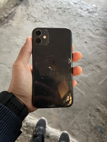 айфон 11 на запчасти: IPhone 11, Б/у, 128 ГБ, Черный