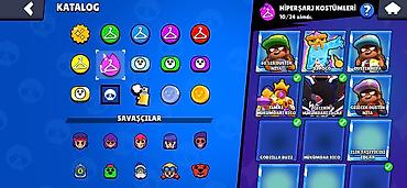Video oyunlar və konsollar: Brawl Stars hesabı – zəngin kostyum kataloqu ilə Xüsusiyyətlər: - — 2