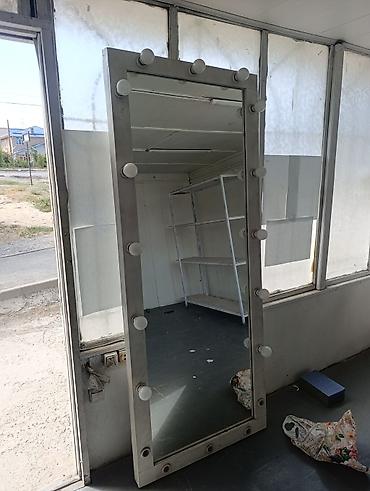 Декор и интерьер: Зеркало визажиста в полный рост + металлические стеллажи Комплект для — 3