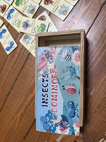 gozel kukla sekilleri: “Insects Dominoes” uşaq domino dəsti - Mövzu: həşəratlar – kəpənək — 4