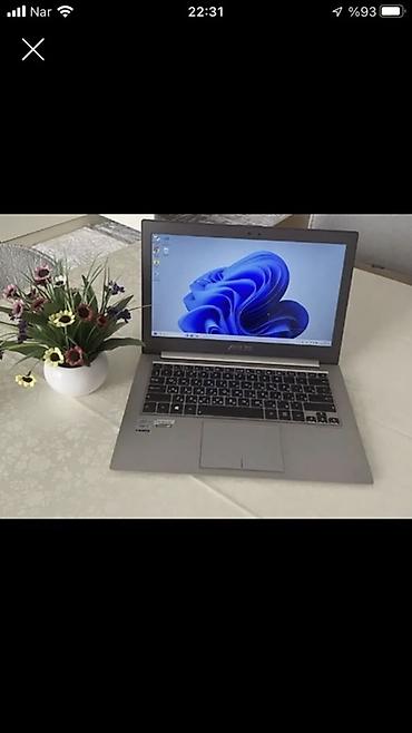 ASUS noutbuk - Brend/model: ASUS (ultrabook tipli, nazik-gövdə, boz