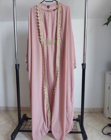 haljine dugacke: L (EU 40), bоја - Roze, Koktel, klub, Na bretele