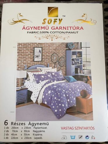 Posteljina: Pamucna posteljina 100% pamuk Set sadrzi: 6 delova: Jorganska — 6