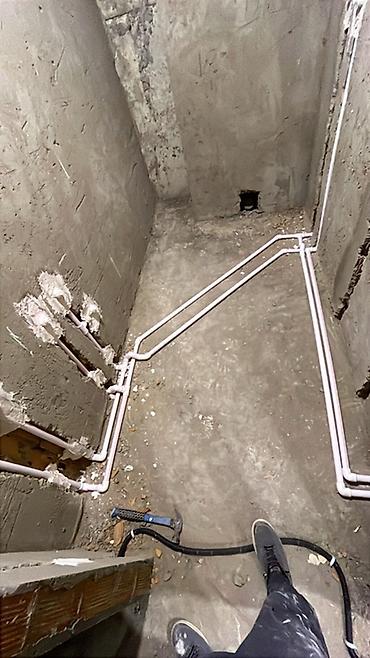 Сантехнические работы: Xidmət: Suvaq altı santexnika və isti döşəmə (su əsaslı) — 4