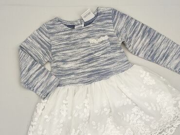 srebrne paski do sukienki: Dress, Topomini, 1.5-2 years, 86-92 cm, condition - Perfect