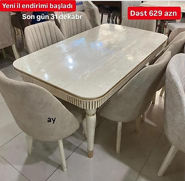 çen: Elə indi sifariş edin! ⏰ Son endirim günü: 31 dekabr 🪑 *Masa dəsti — 1