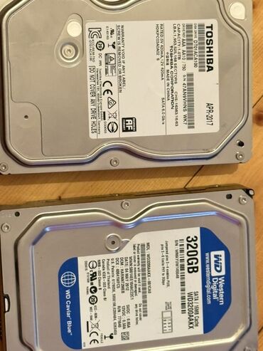 Videokartlar: Daxili Sərt disk (HDD) Toshiba, 1 TB, 3.5"