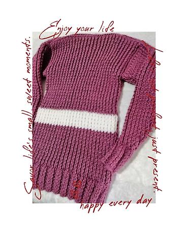 Džemperi, kardigani: Džemper prelep novi, ručno pleteni vel L. Obim grudi 64 cm, dužina 67 — 12