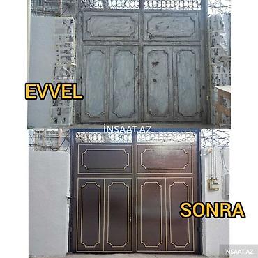 Digər tikinti xidmətləri: Хотите, чтобы ваши ворота выглядели как новые? Мы профессионально — 4