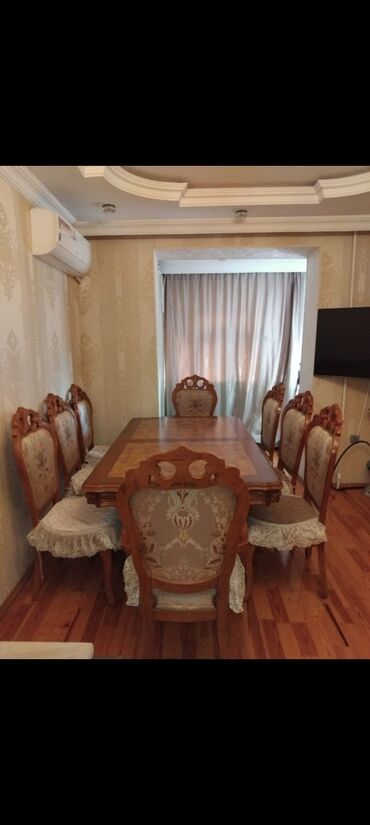 куплю мебель бу баку: Qonaq otağı üçün, İşlənmiş, 8 stul