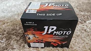 ac boban paracin: JP MOTO YB7-A 8AH 100A L+ | Opis Kapacitet: 8 Ah Volti: 12 V Startna — 1