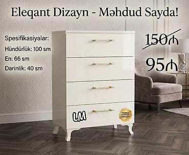 Yataq otağı üçün, Siyirməli, Güzgüsüz, Azərbaycan, Pulsuz quraşdırılma, Zəmanətsiz, Kredit yoxdur