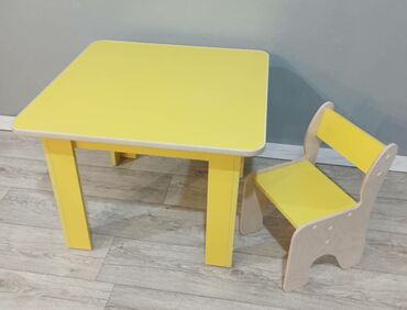 мебель в детский сад: Комплект стол со стулом для детей возрастом 2-6 лет. Стол размер