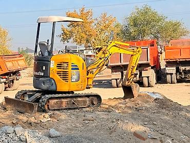 Аренда экскаватора: Мини-экскаватор Komatsu PC09-1 с доставкой на объект порадую портери — 14