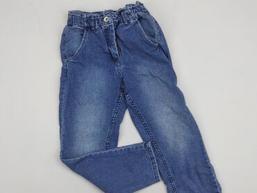 spodnie szwedy jeans: Spodnie jeansowe, 11 lat, 140/146, stan - Dobry