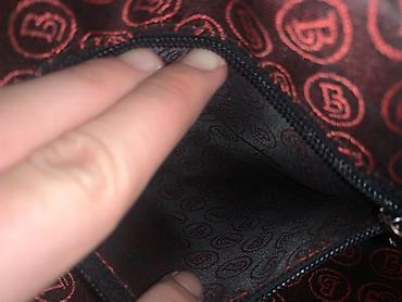 Барсетки: Сумка через плечо BUTUN, мужская - Материал: черная фактурная кожа с — 17