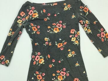 czarne bluzki z krótkim rękawem allegro: Blouse, Terranova, XS (EU 34), condition - Good