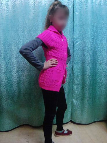 длинное джинсовое платье: ПРОДАЮ НОВОЕ ПЛАТЬЕ - НАКИДКУ на девочку ( от 4-10 лет ). Турция