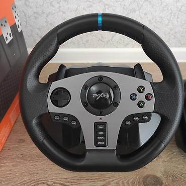 iphone 15 pembe: PXN V9 900° Gaming Racing Wheel – sükan, 3 pedallı set və sürətlər — 5