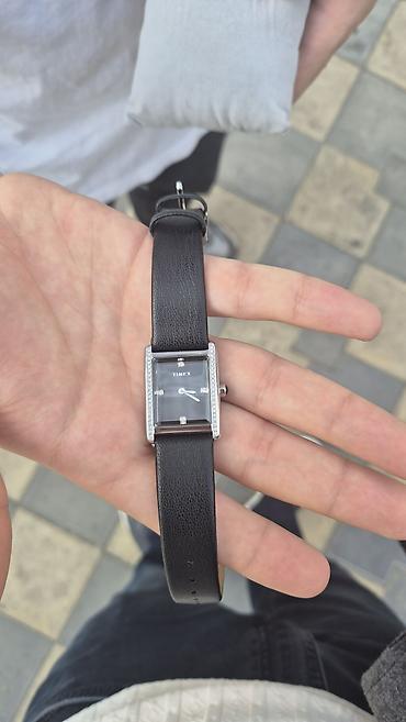 kemerler: Timex qadın saatı – zərif düzbucaqlı korpusla - Brend: Timex - — 3