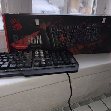 клавиатура мини: Клавиатура, A4Tech, Мембрандык, Зымдуу туташтыруу, Өлчөмү: 100%