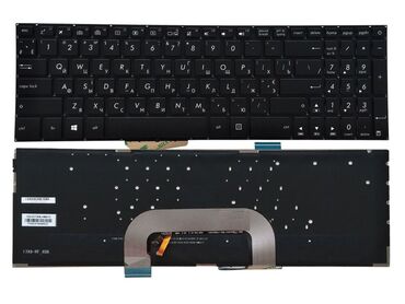 ноутбук asus: Клавиатура Asus VivoBook 17 X705UB X705UV черная с подсветкой Арт.3237