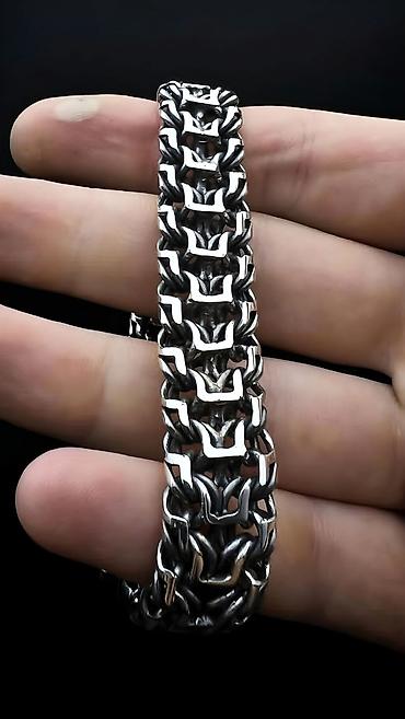 Браслеты: Браслет, Проба 585, Мужские, Новый, Ручная работа — 15