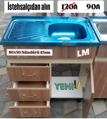 Mətbəx mebeli: Mətbəx moykası Yeni və sifarişlə💫 Qiymət : 90₼ Təhvil qısa