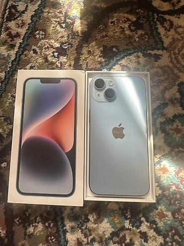 IPhone 14, Mavi, Face ID lalafo.az -da IPhone 14, Mavi, Face ID