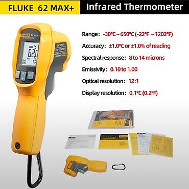 Infraqırmızı pirometr Model: FLUKE 62 MAX+ Sürətli, invaziv olmayan lalafo.az -da Infraqırmızı pirometr Model: FLUKE 62 MAX+ Sürətli, invaziv olmayan