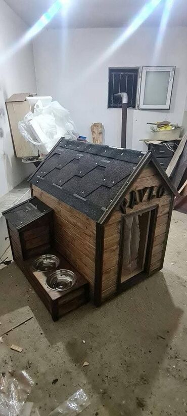 Qəfəslər: Məhsul: İt üçün açıq havada volyer və taxta it evi - Konstruksiya — 30