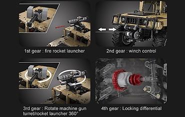 Игрушки: Хаммер Humvee от Cada. Оригинал. Модель из 3935 деталей. В комплекте с — 2