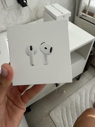 rush wave: Беспроводные наушники-вкладыши, Apple, AirPods 4, Новый — 1