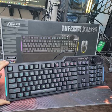 игровые мышки: Asus Tuf Gaming K1 USB, игровая крутая клавиатура, мембранная